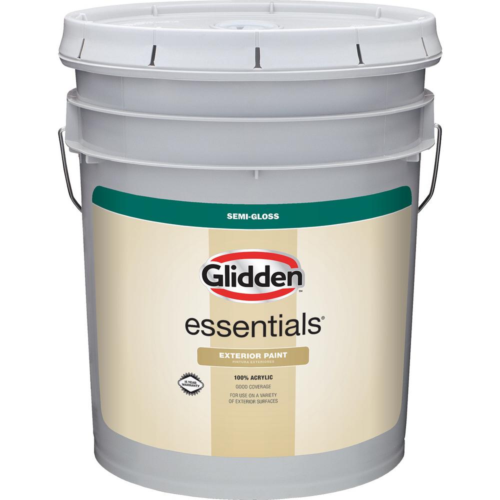 Exterior Paint Colors The Home Depot White Base 1 Semi Gloss Exterior Paint