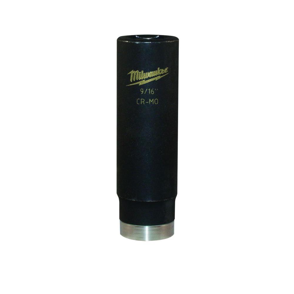 Milwaukee 9/16 in. x 3/8 in. Drive Shockwave Deep Well Impact Socket49