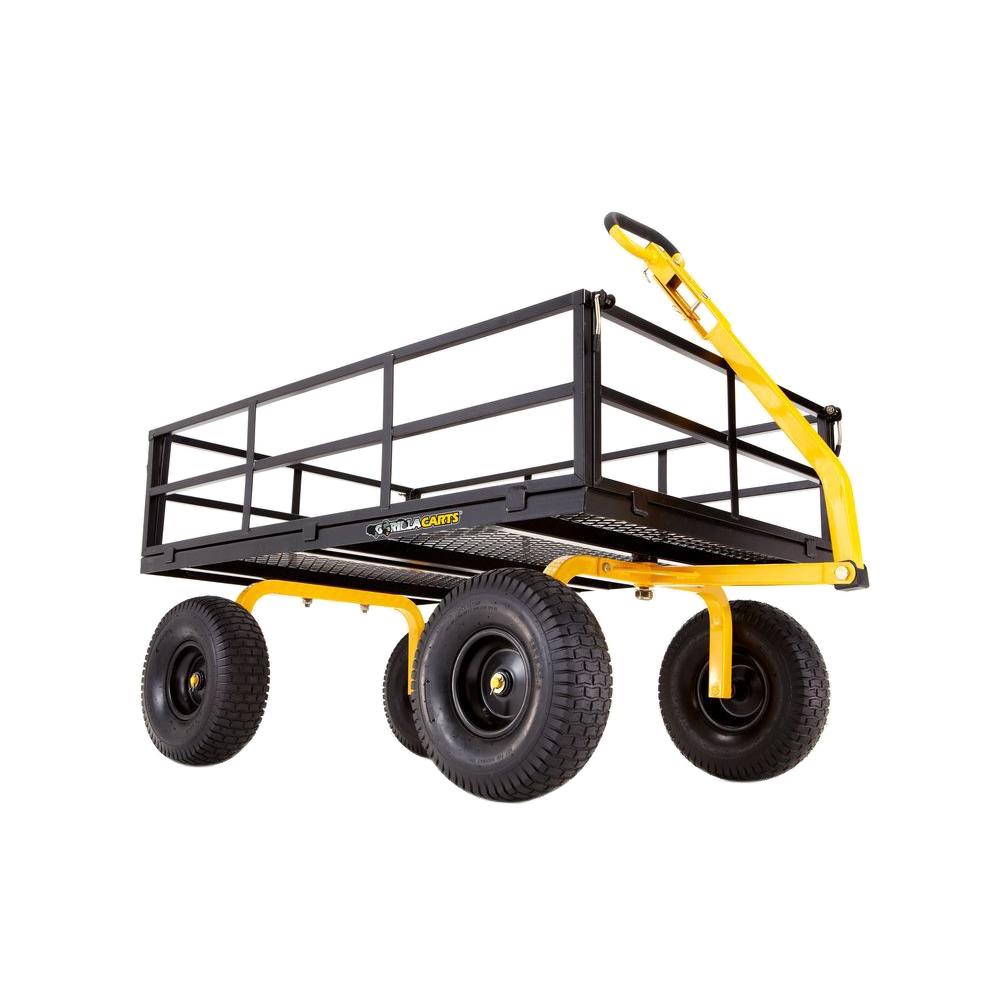 Gorilla Carts 1,400 lb. Super Heavy Duty Steel Utility Cart by Gorilla Carts