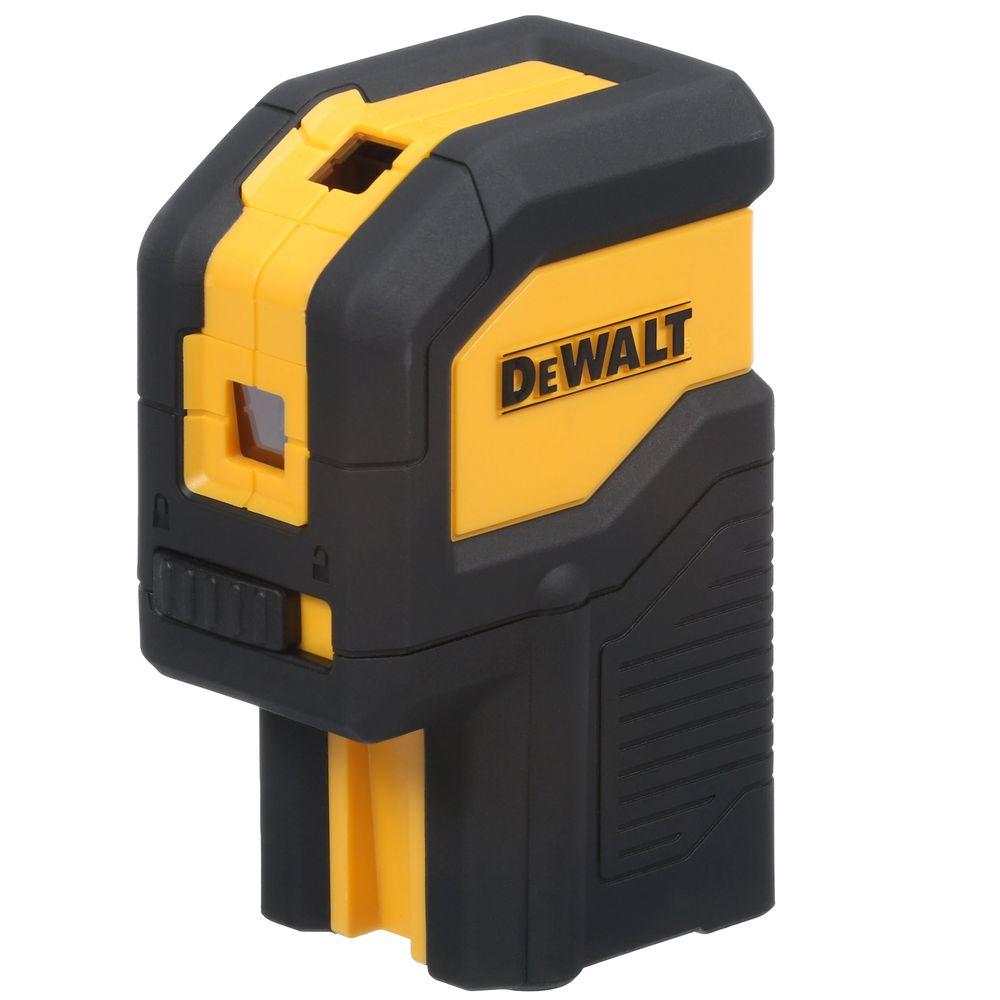 Dewalt 100 Ft Red Self Leveling 3 Spot Laser Level With 2 Dewalt 100 Ft Red Self Leveling 3 Spot Laser Level With 2