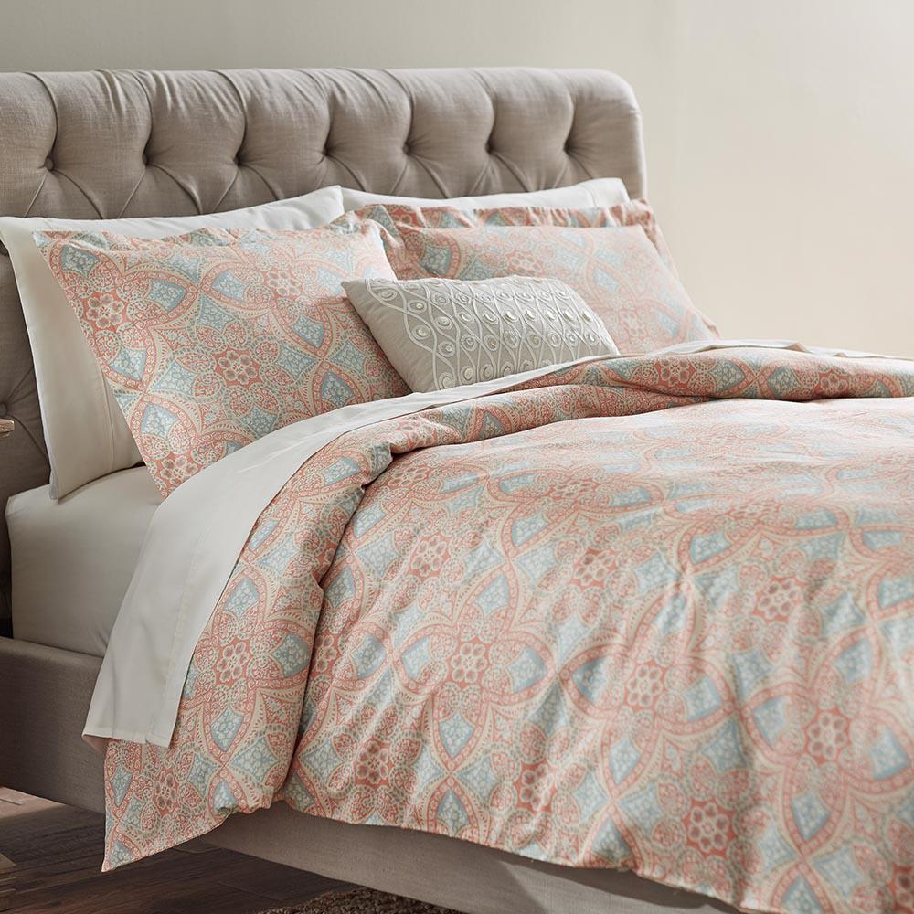 Queen Duvet Covers Bedding Bath The Home Depot Alfresco Blaze Queen Duvet