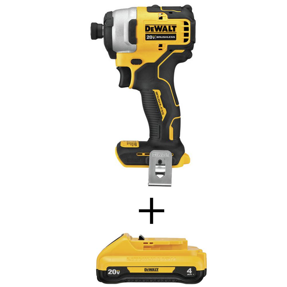 Dewalt Atomic Volt Max Brushless Cordless In Drill Driver Kit With Battery Ah Charger