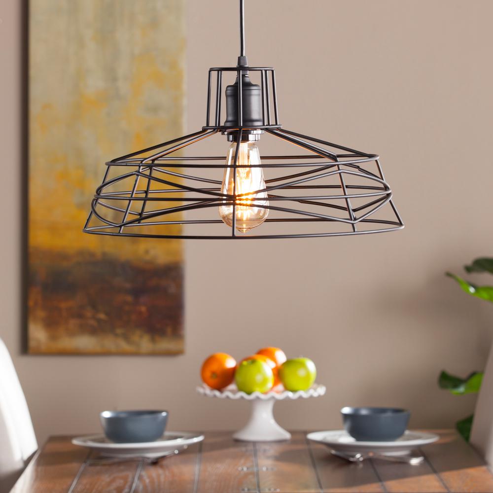 Cage light fitting