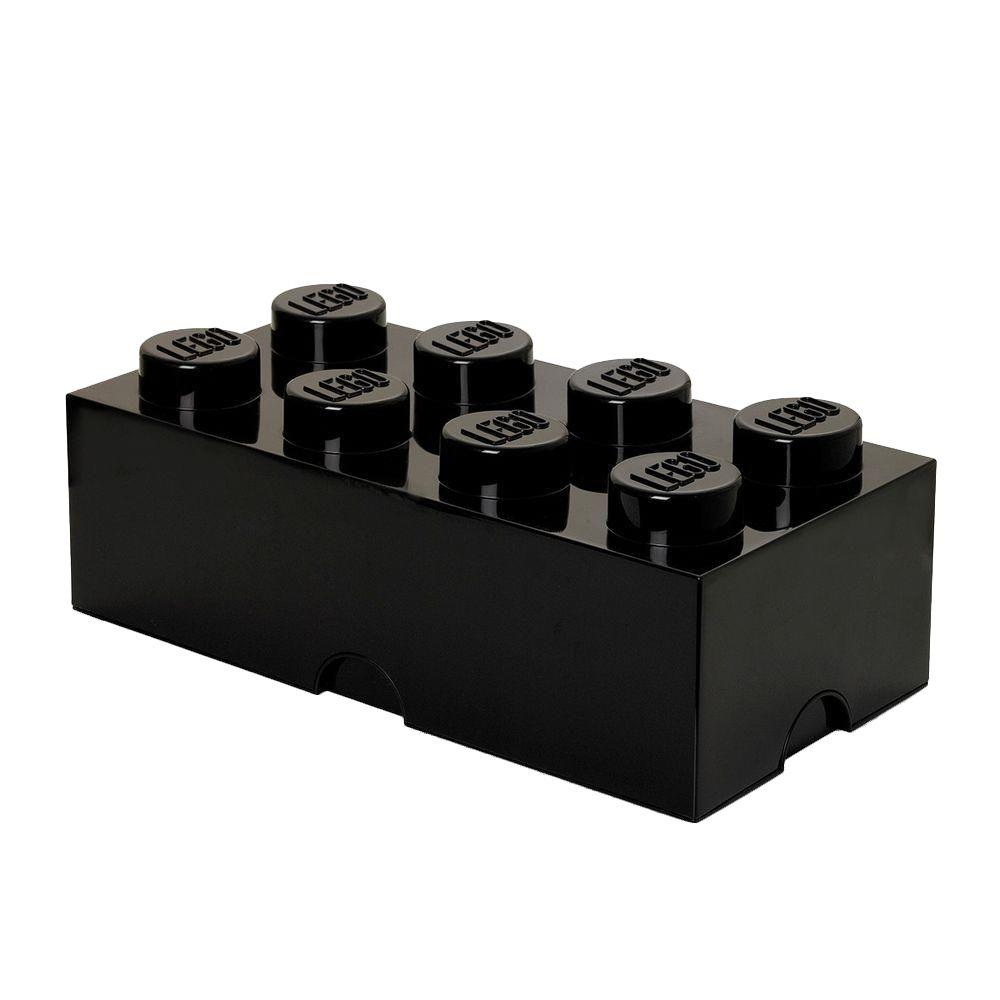 black lego bricks