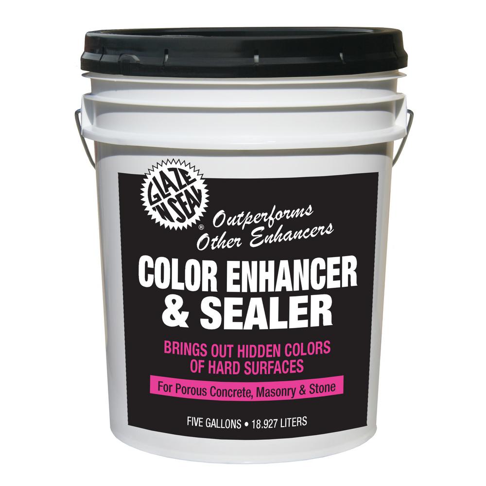 Glaze N Seal 5 Gal Stone Color Enhancer Waterproofing Sealer 974 Stone Color Enhancer Waterproofing Sealer