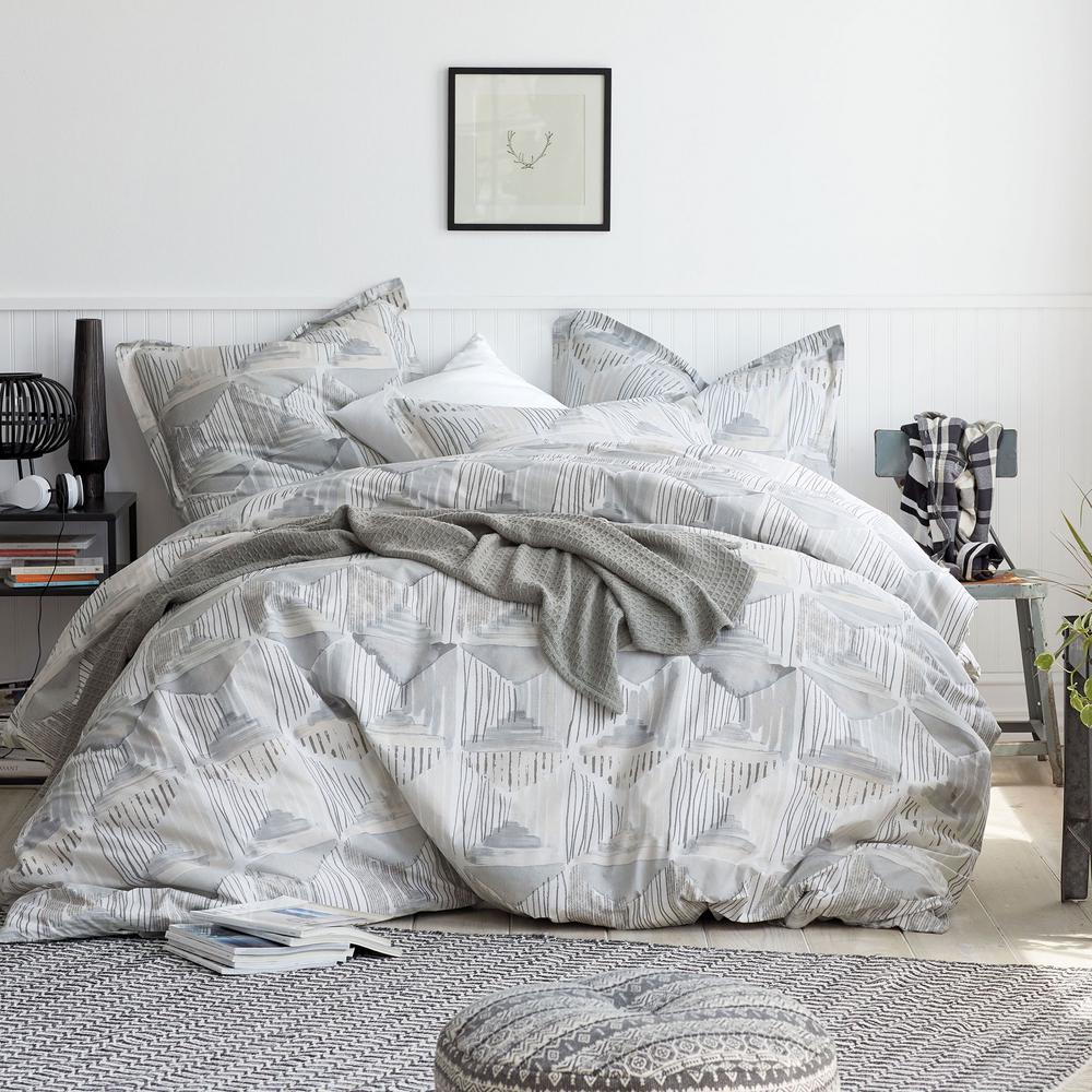 Cstudio Home by The Company Store Silhouette 3Piece 200Thread Count Organic Cotton Percale