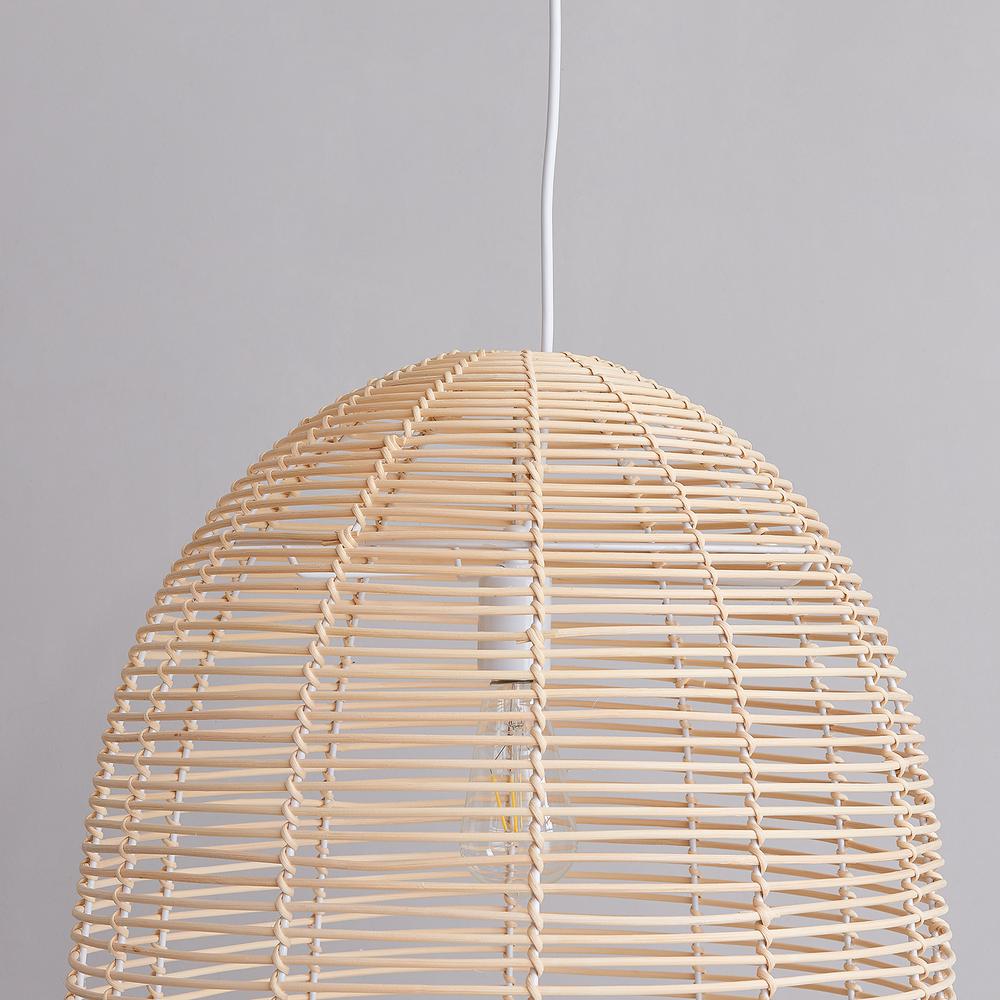 rattan ceiling pendant