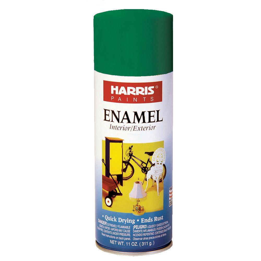 Harris 11 oz. Gloss DarkGreen Spray Enamel38118 The Home Depot