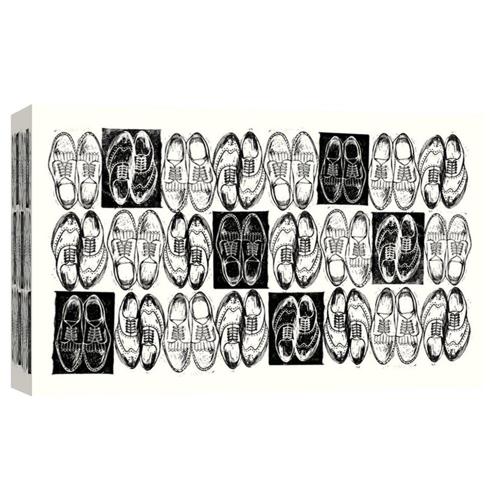 Ptm Images 10 In X 12 Stacked Mens Shoes Printed Canvas