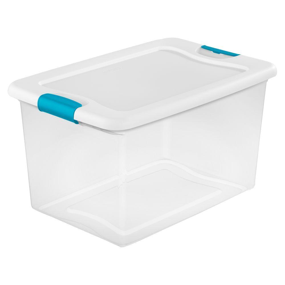 large plastic tubs with lids