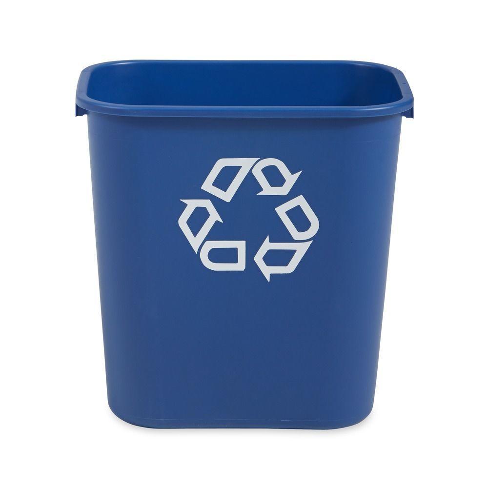 Rubbermaid 7 Gal. Deskside Recycling Trash Container2099559 The Home