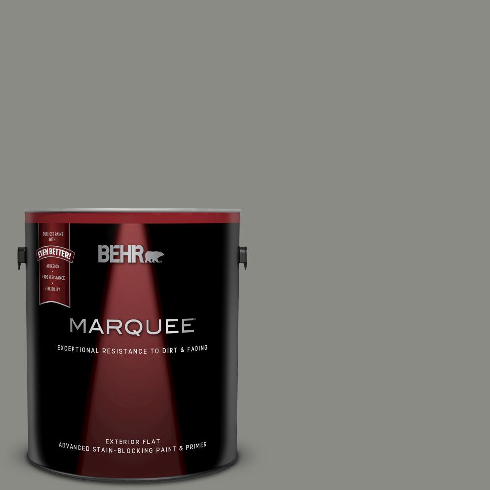 BEHR MARQUEE 1 gal. N3805 Naturalist Gray Flat Exterior BEHR MARQUEE 1 gal. N3805 Naturalist Gray Flat Exterior
