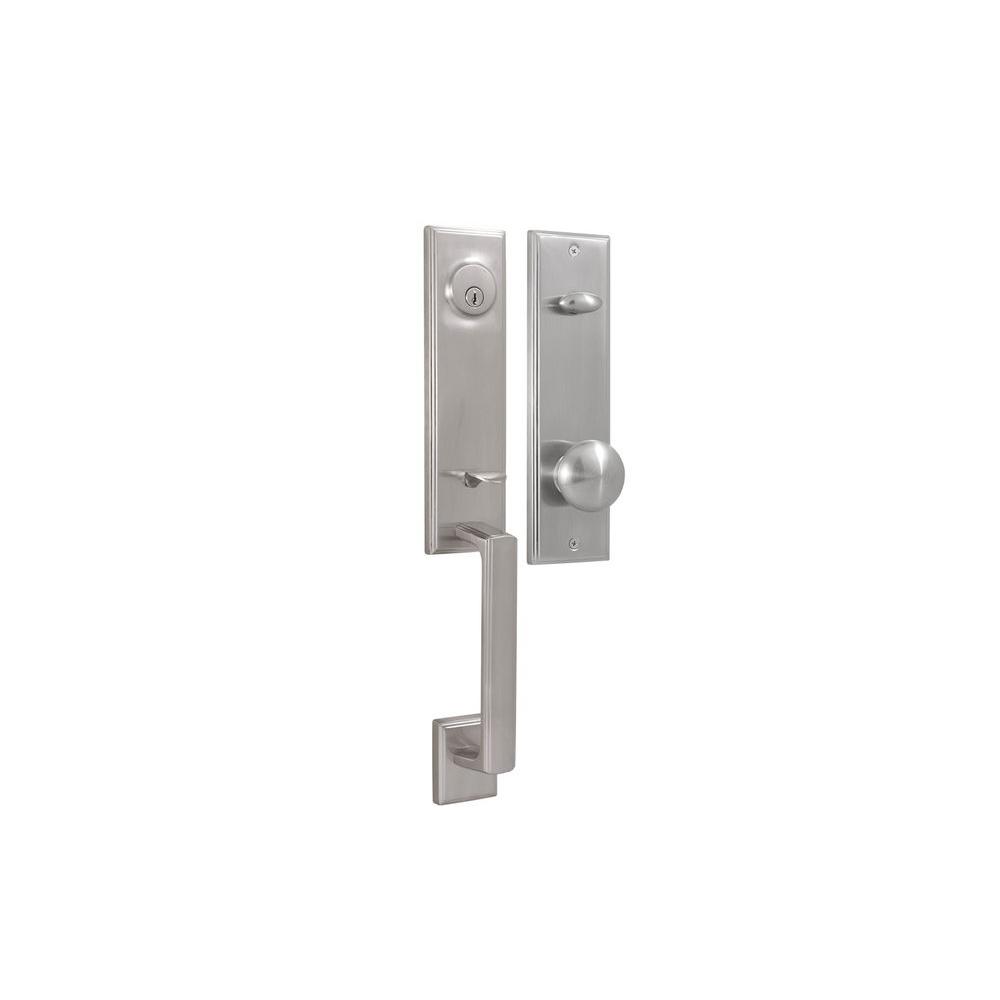 Weslock Elegance Single Cylinder Satin Nickel Woodward I Interconnect