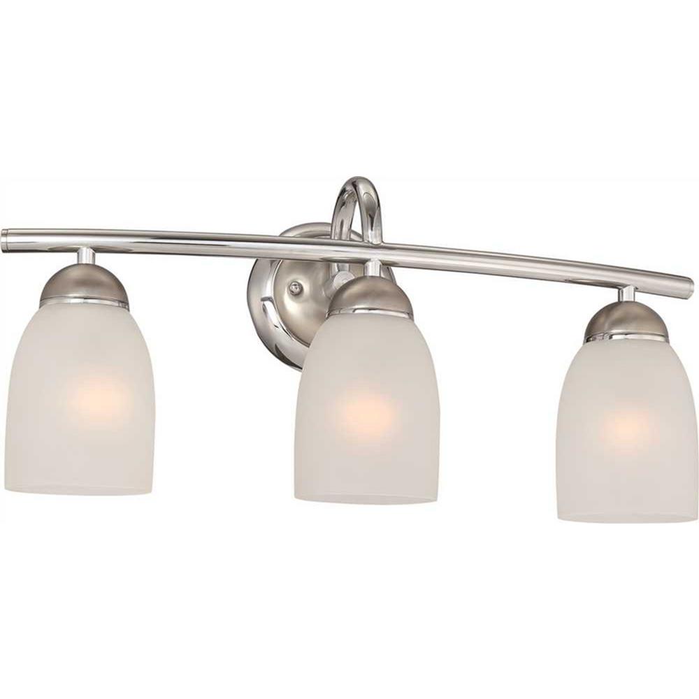 Monument 23 in. 3-Light Polished Chrome Vanity Light was $85.93 now $51.0 (41.0% off)