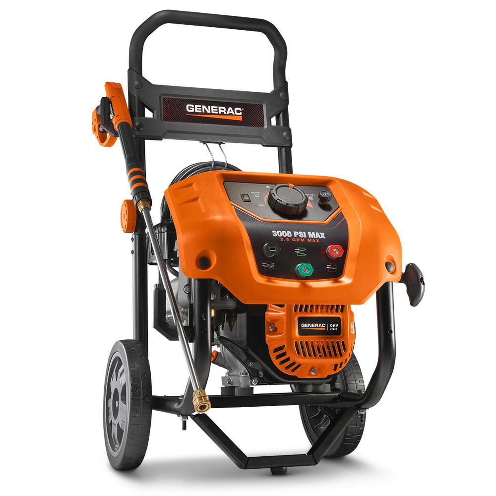 Generac 3100 PSI 2.4 GPM Gas Pressure Washer with Variable PSI Gun7019