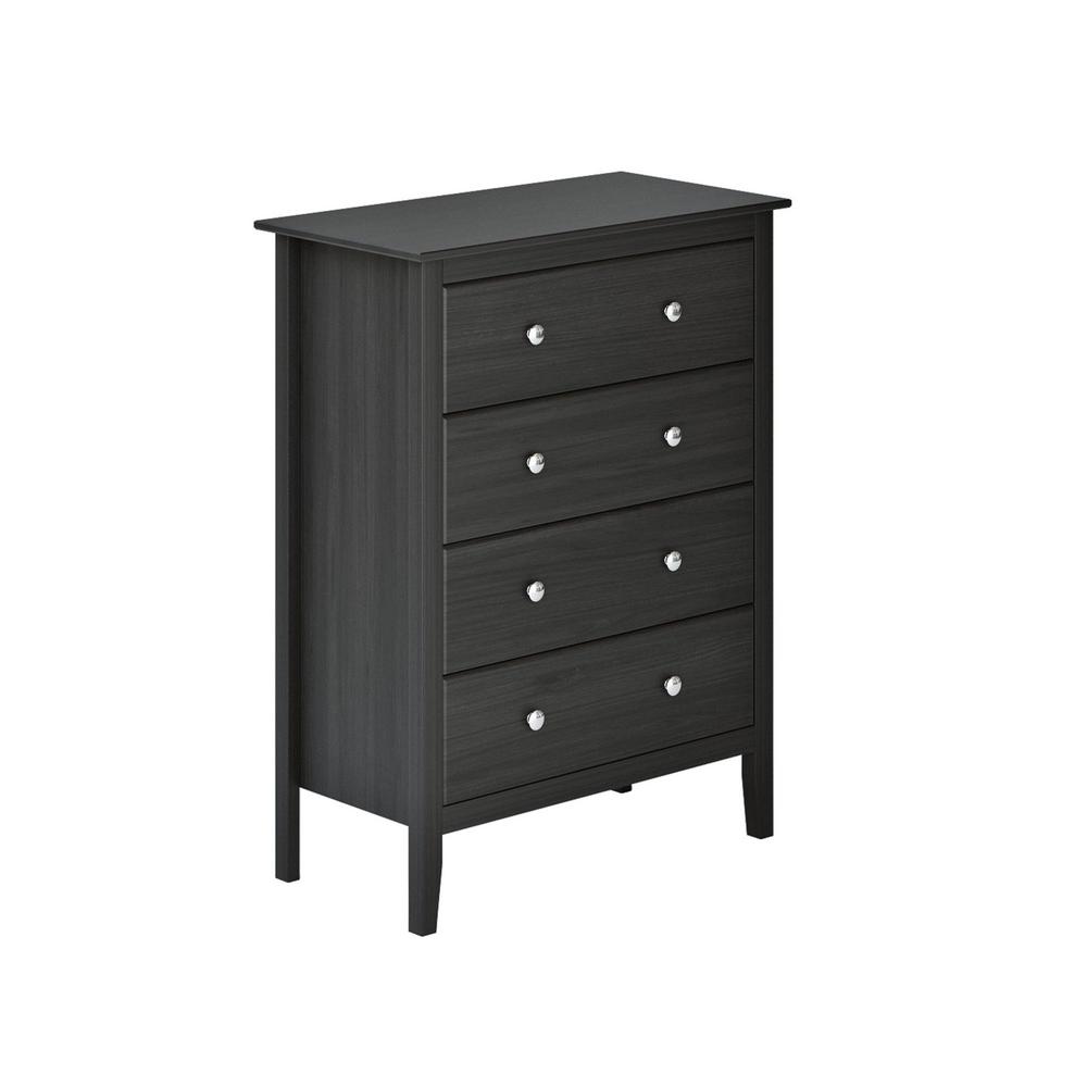 Adeptus Usa Easy Pieces 3 Drawer Espresso Nightstand 77245 The Home Depot