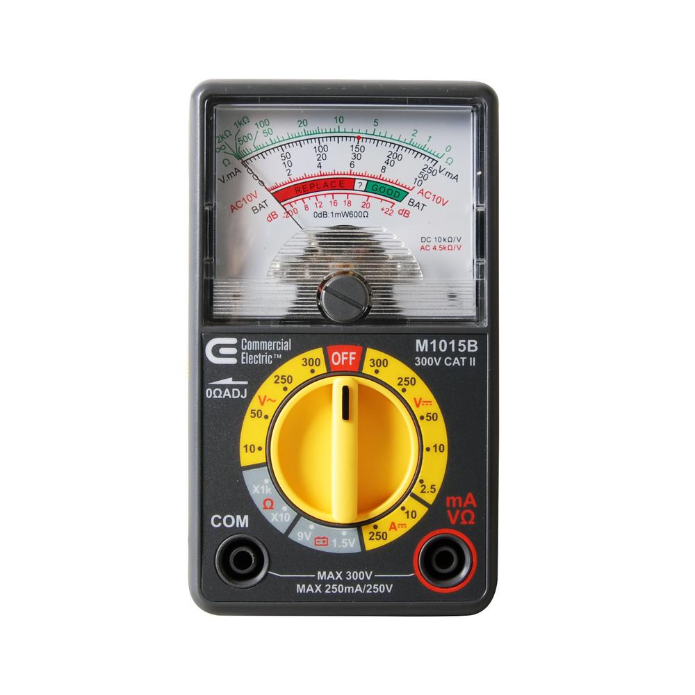 electric commercial multimeter analogue multimeters electrical depot testers homedepot