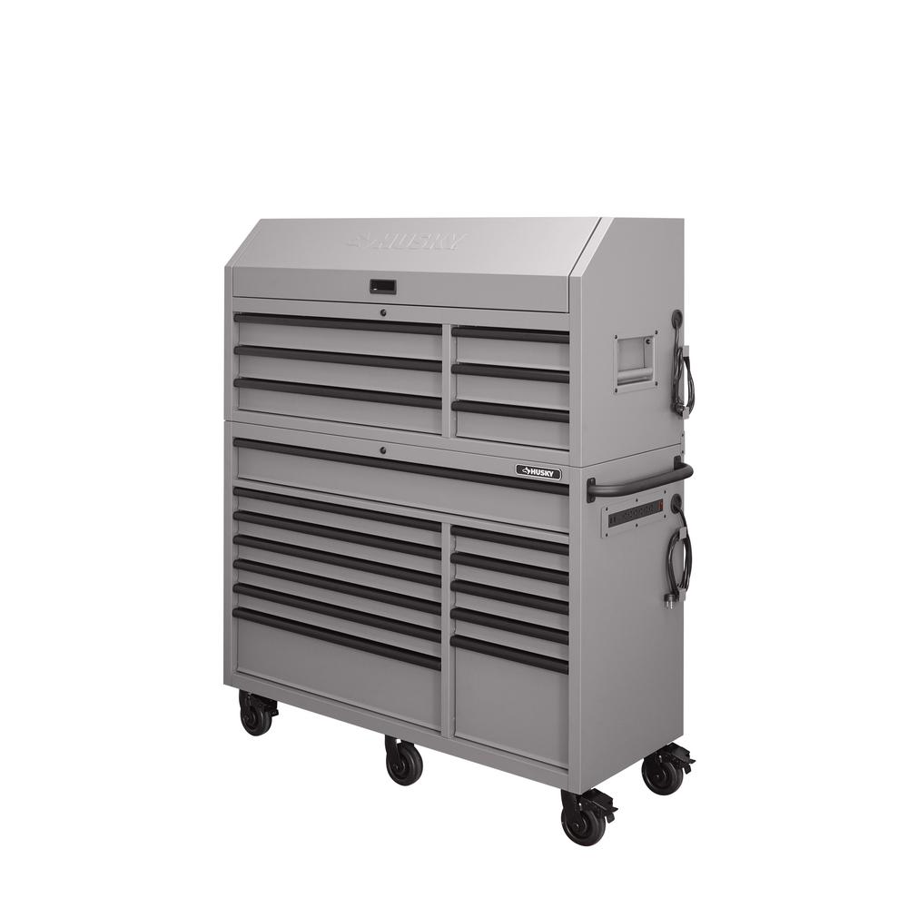Husky Heavy Duty 56 In W 18 Drawer, Husky Tool Cabinets At Home Depot