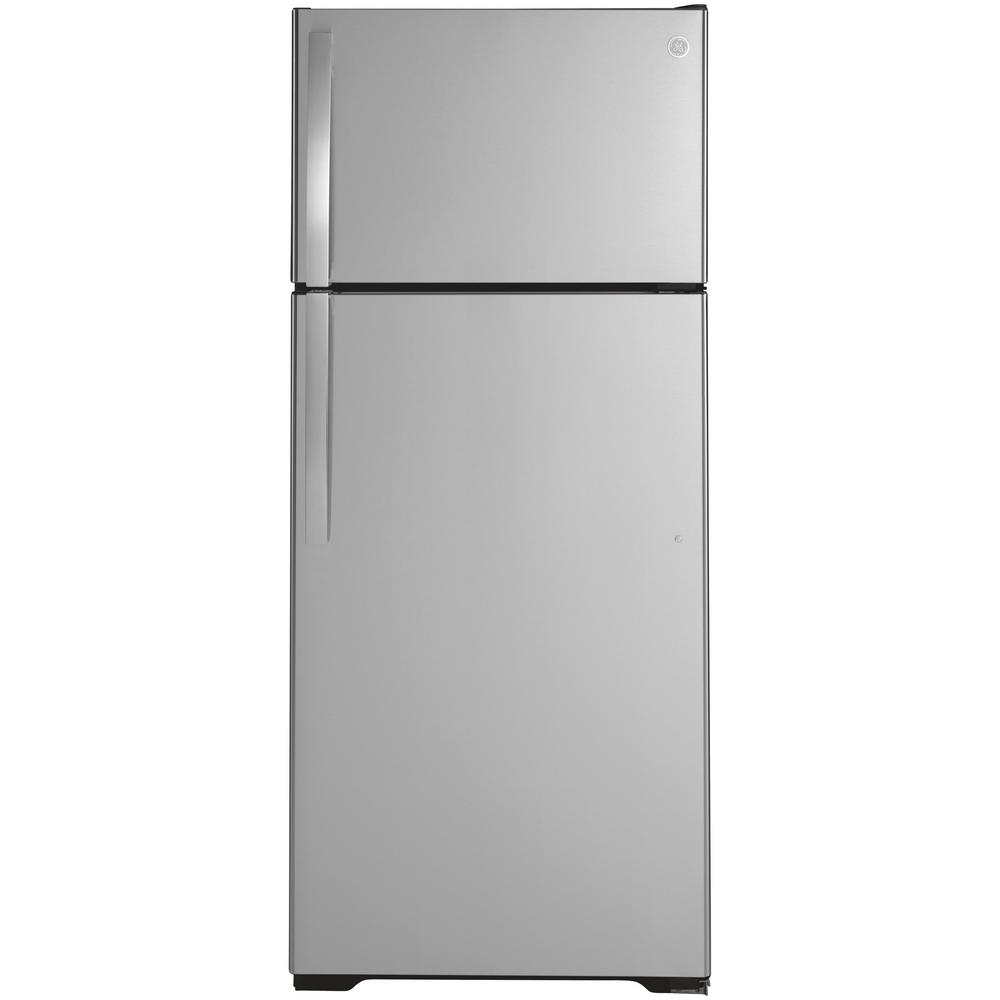 Whirlpool 18 cu. ft. Top Freezer Refrigerator in Stainless Steel