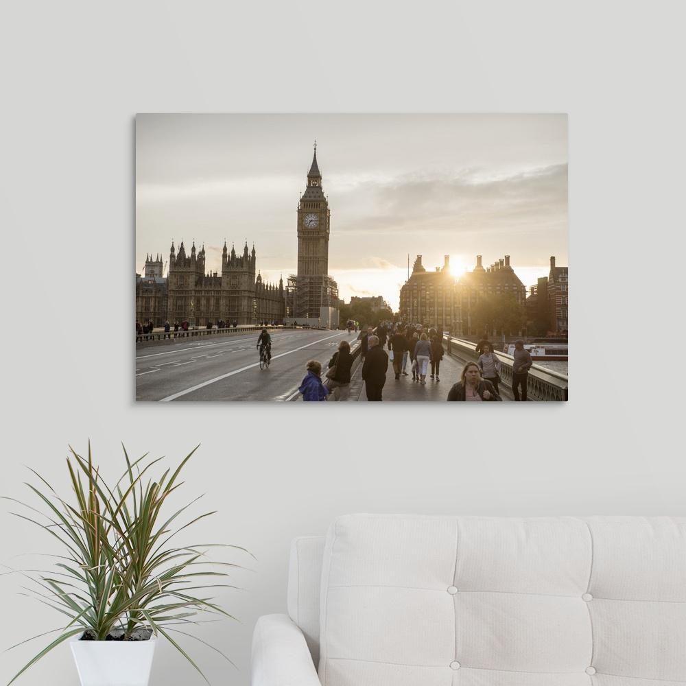 Greatbigcanvas Big Ben And The Portcullis House At Sunset - Big Canvas Wall Art Uk Greatbigcanvas Big Ben And The Portcullis House At Sunset - Big Canvas Wall Art Uk