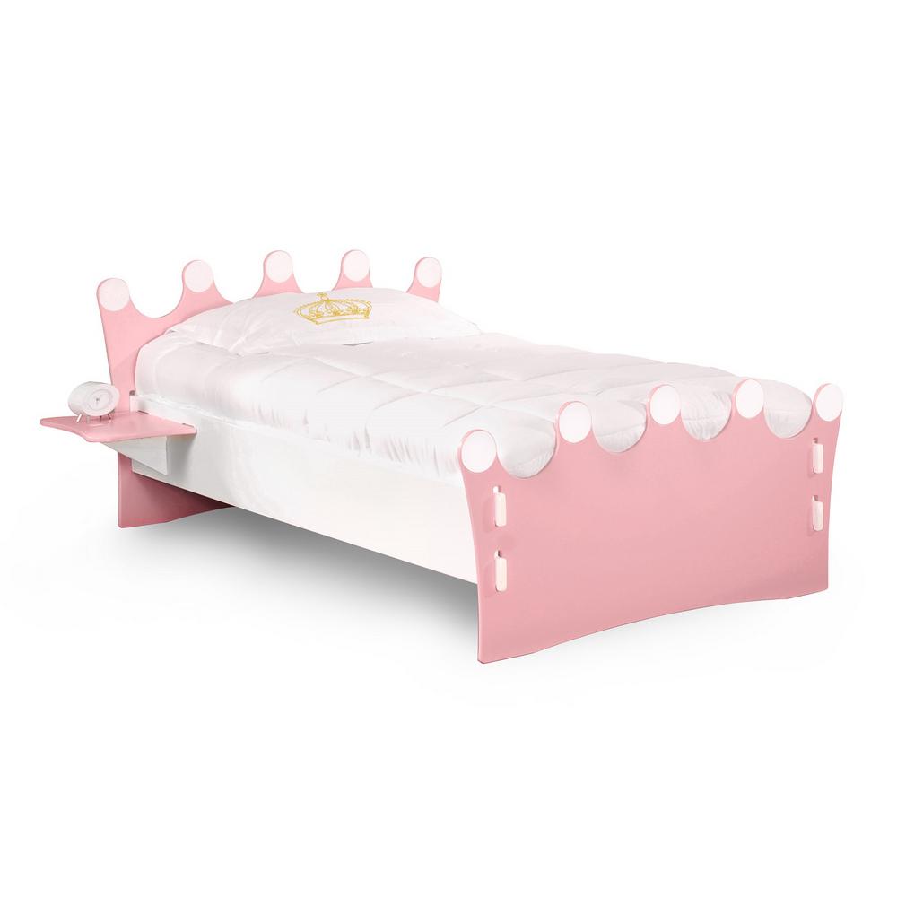 Legare Kid S Twin Bed With Princess Crown Design Headboard And Princess Crown Design Headboard