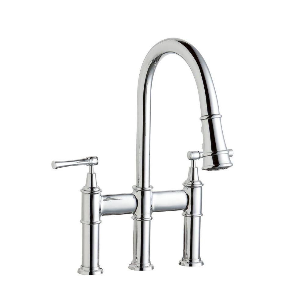Yes Bridge Faucets Kitchen Faucets The Home Depot