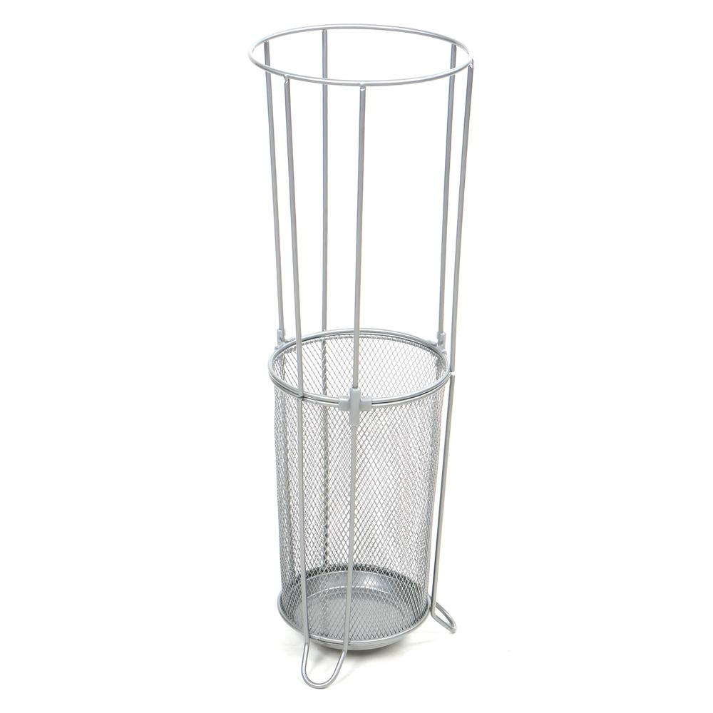 Mind Reader Silver Metal Mesh Connected Umbrella HolderUMBHCONSIL