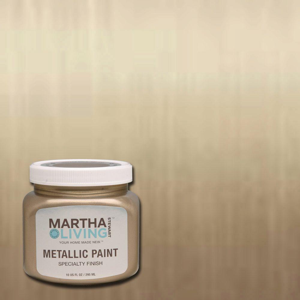 vintage gold martha stewart living metallic paint 259285 64_1000