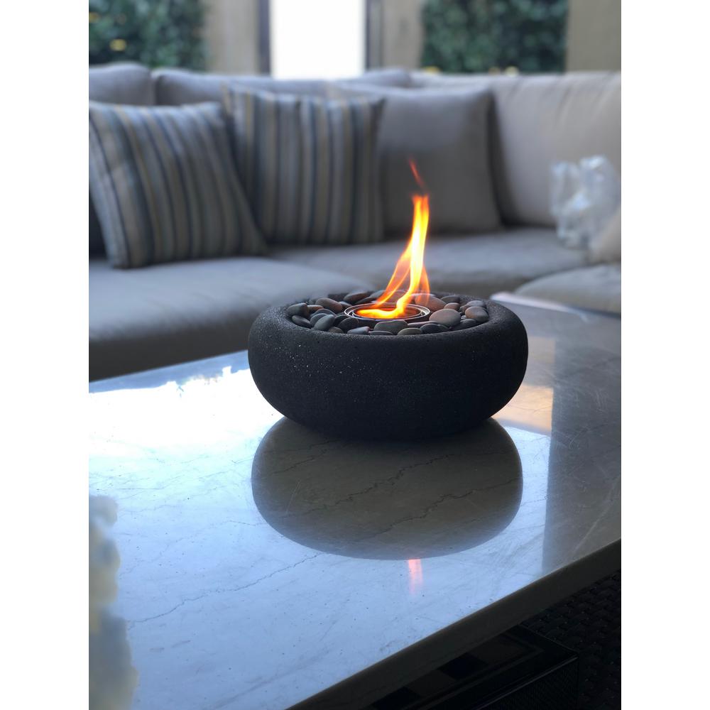 Terra Flame Zen Fire Bowl In Graphite Finish Od Tt Zen Gph 03