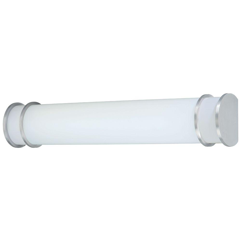 Thomas Lighting Indoor Fluorescent 2-Light Brushed Nickel Wall Sconce by Thomas Lighting
