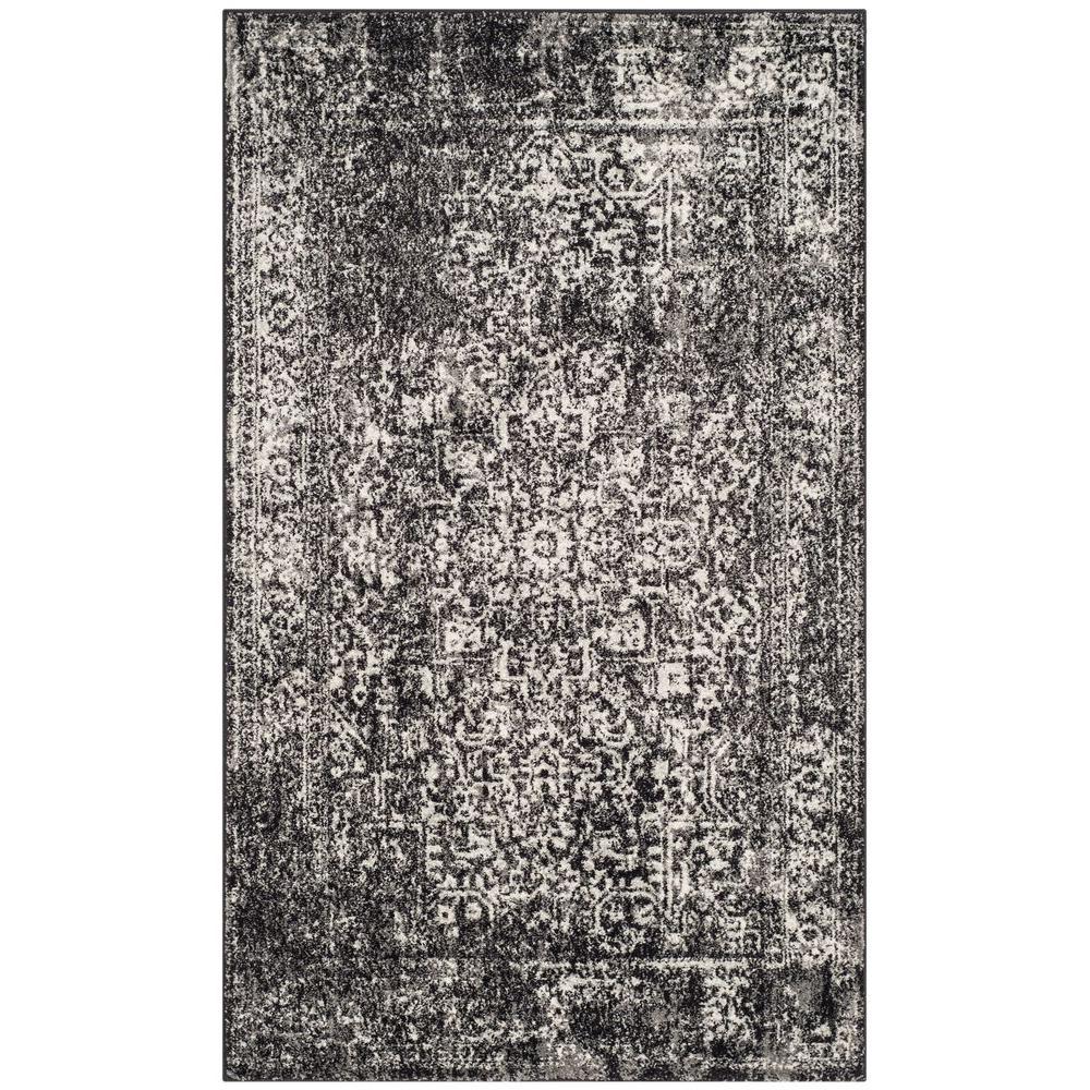 Safavieh Palazzo Black/Grey 2 ft. x 3 ft. 6 in. Area RugPAL12256C62 The Home Depot