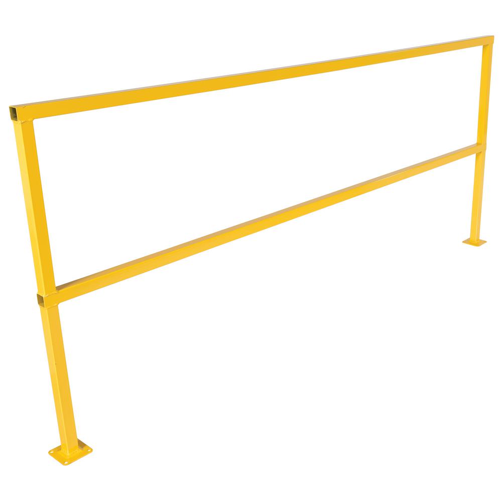 Vestil 8 ft. Square Steel Safety HandrailSQ96 The Home Depot