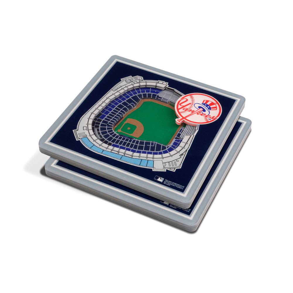 Youthefan Mlb New York Yankees 3d Stadiumviews Coasters 9025412