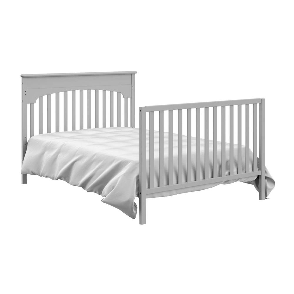 Graco Lauren Pebble Gray 4in1 Convertible Crib 04530 36f The