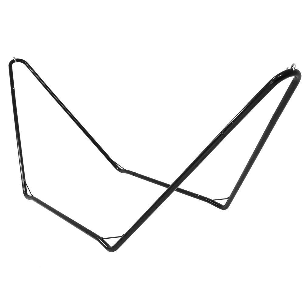 Sunnydaze Decor Portable 10 Ft Steel Hammock Stand In Black Hs10 Sunnydaze Decor Portable 10 Ft Steel Hammock Stand In Black