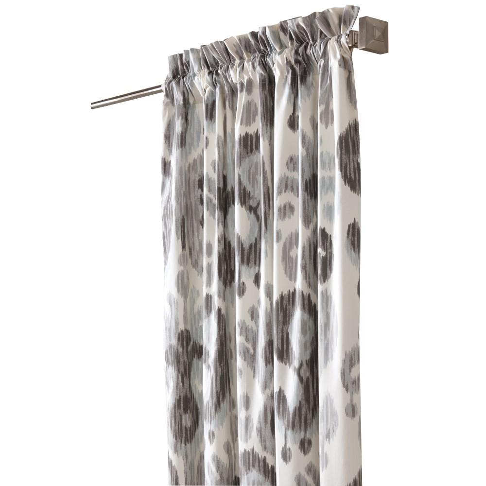 Home Decorators Collection SemiOpaque Plazzo 84 in. L Cotton Drapery Panel in Sea Breeze