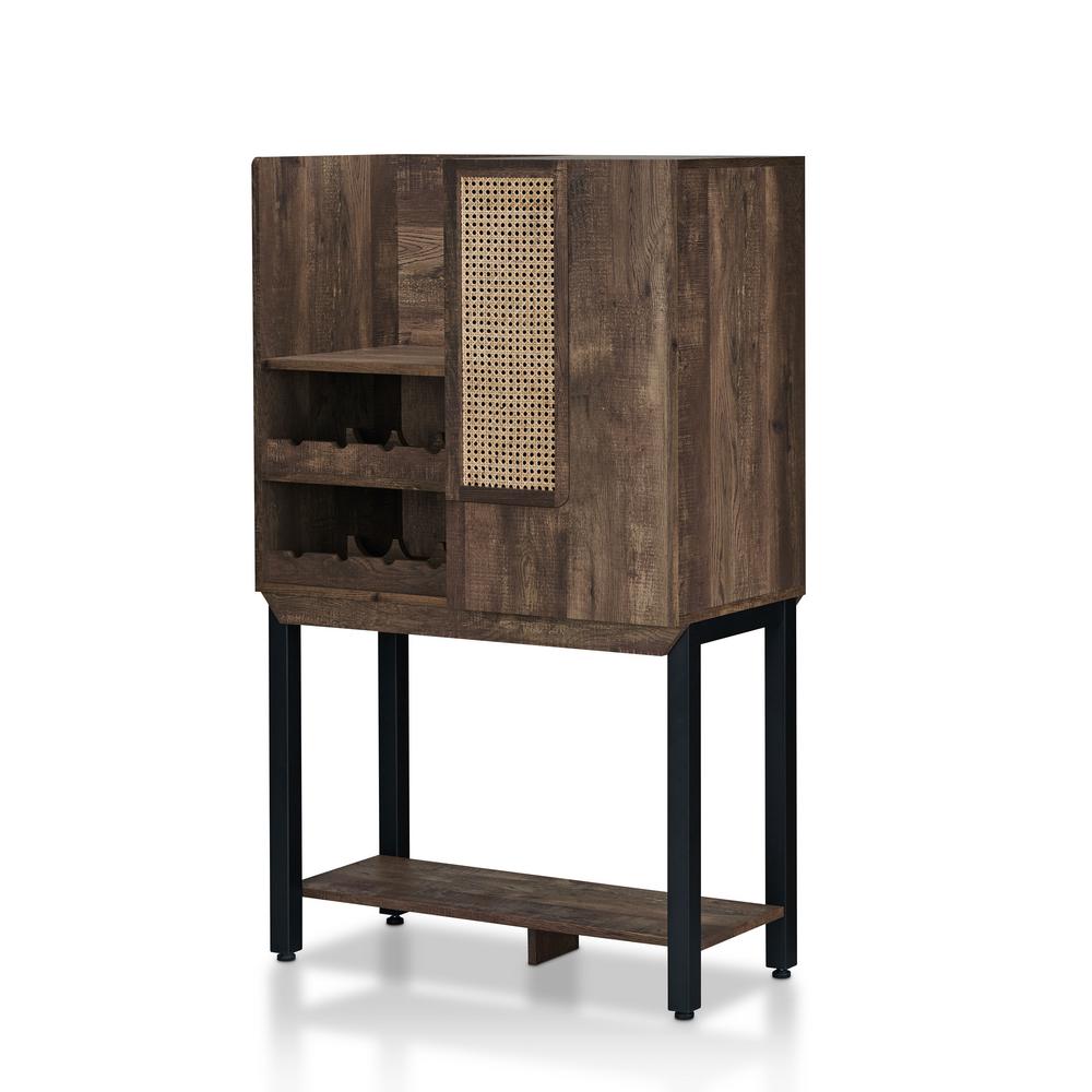 Furniture Of America Mangoro 8 Bottle Reclaimed Oak Wine Furniture Of America Mangoro 8 Bottle Reclaimed Oak Wine