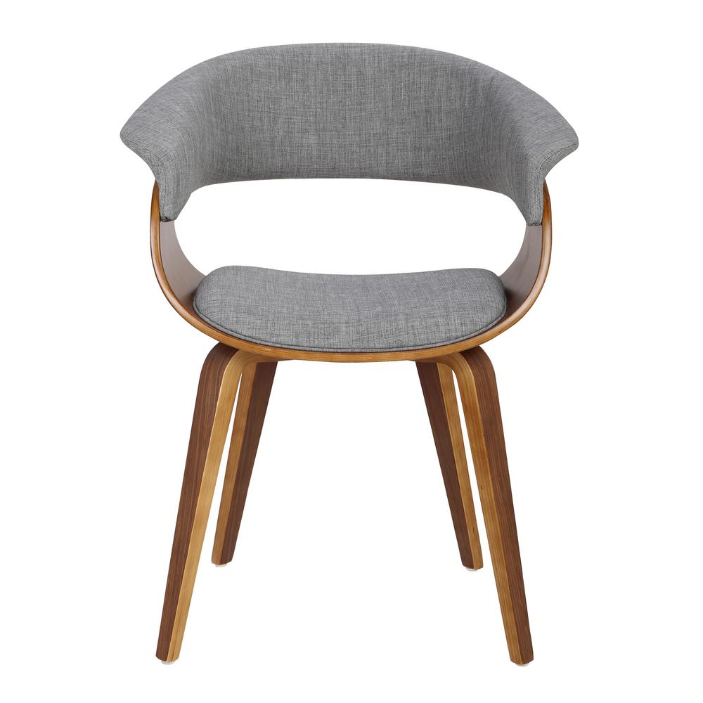 Lumisource Vintage Mod Walnut And Light Grey Dining Accent Chair Ch Lumisource Vintage Mod Walnut And Light Grey Dining Accent Chair Ch Vmonl Wl Lgy The Home Depot