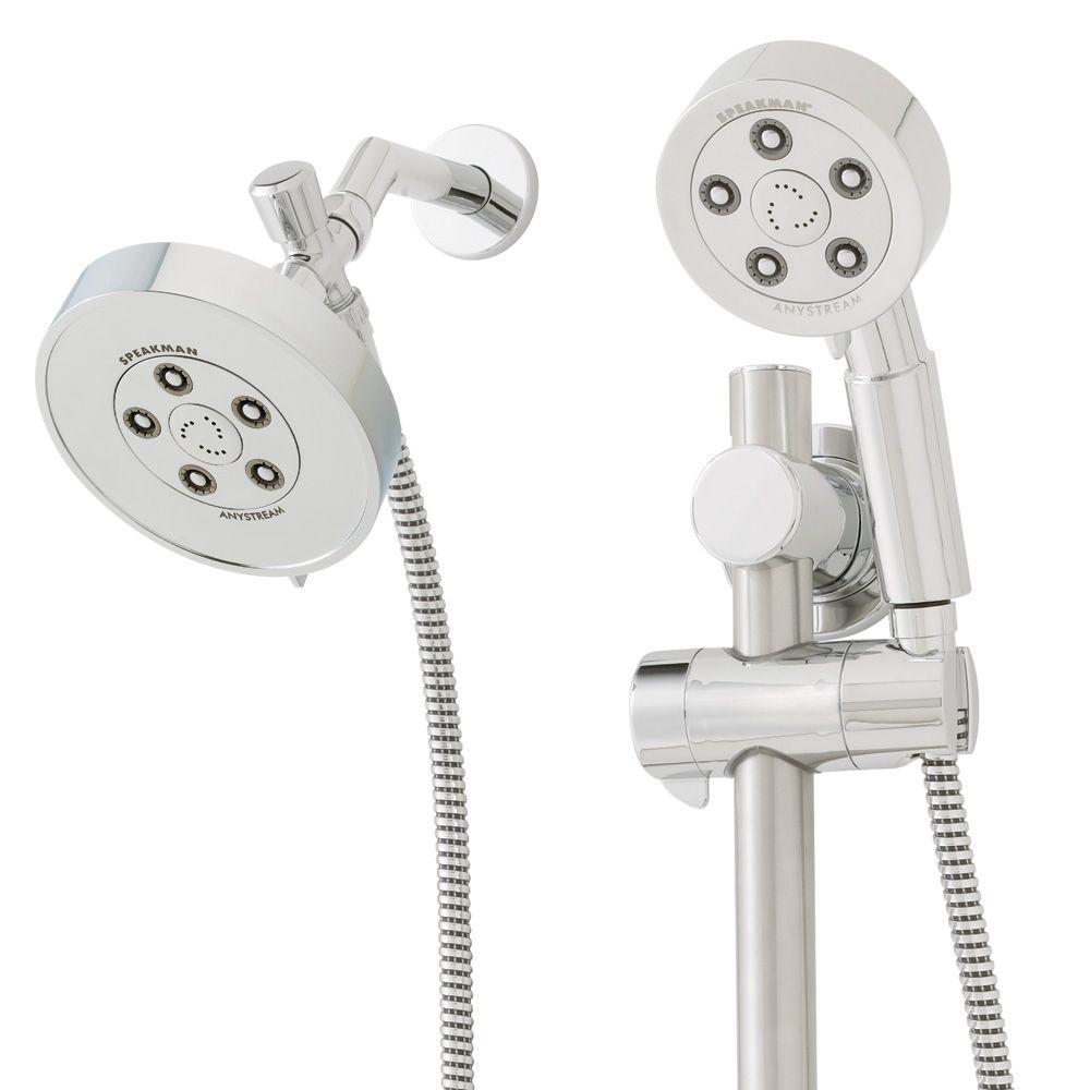Speakman Neo Anysream 3Spray Hand Shower and Fixed Showerhead Combo