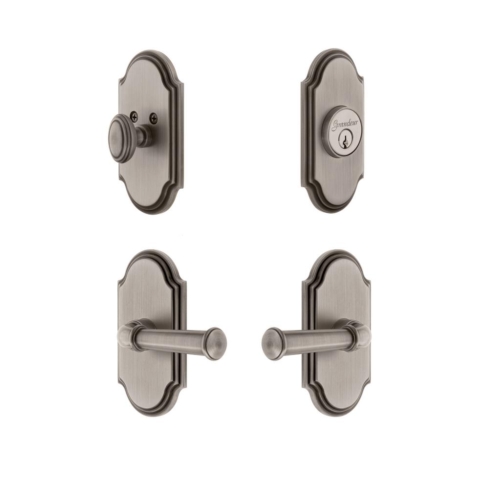 Schlage Accent Aged Bronze Single Cylinder Deadbolt with Entry Door