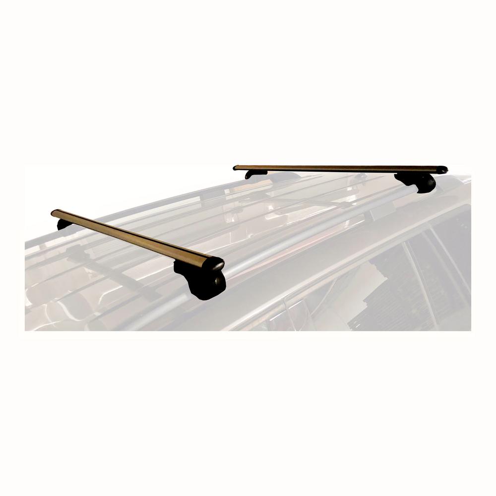 MaxxHaul 150 lbs. Capacity 52 in. Aluminum Roof Top Cross Bar Set ...