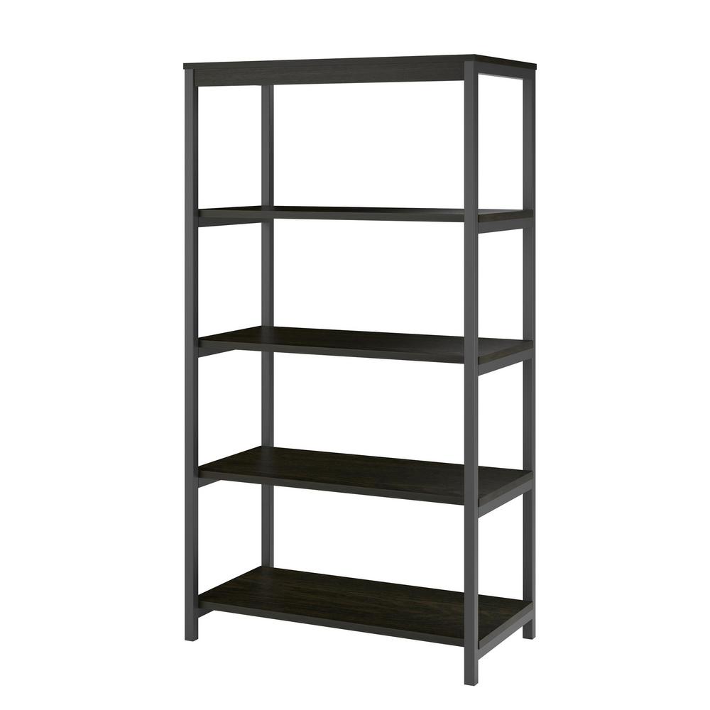 Ameriwood Bria Rustic Um Oak 5 Shelf Bookcase Hd29544 The Ameriwood Bria Rustic Um Oak 5 Shelf Bookcase Hd29544 The Home Depot