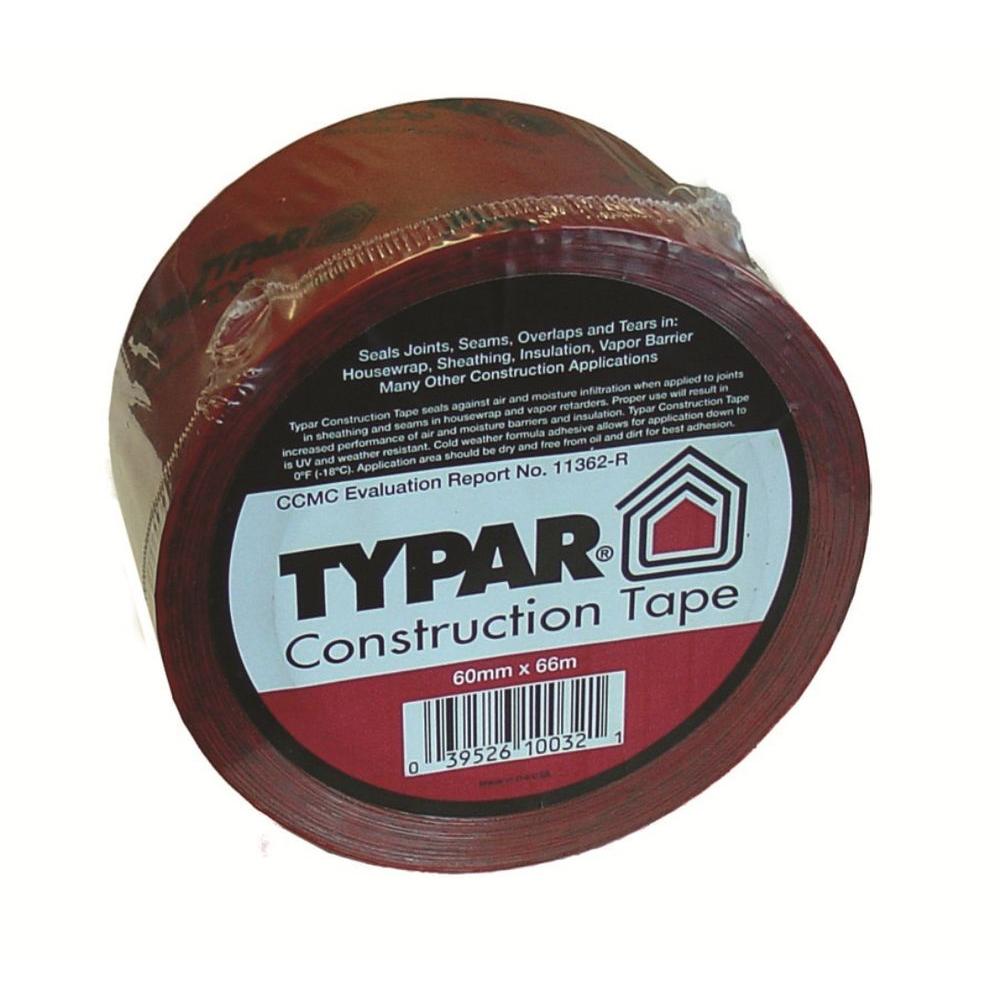 Typar 17/8 in. x 165 ft. Construction Tape RollTAPE005 The Home Depot