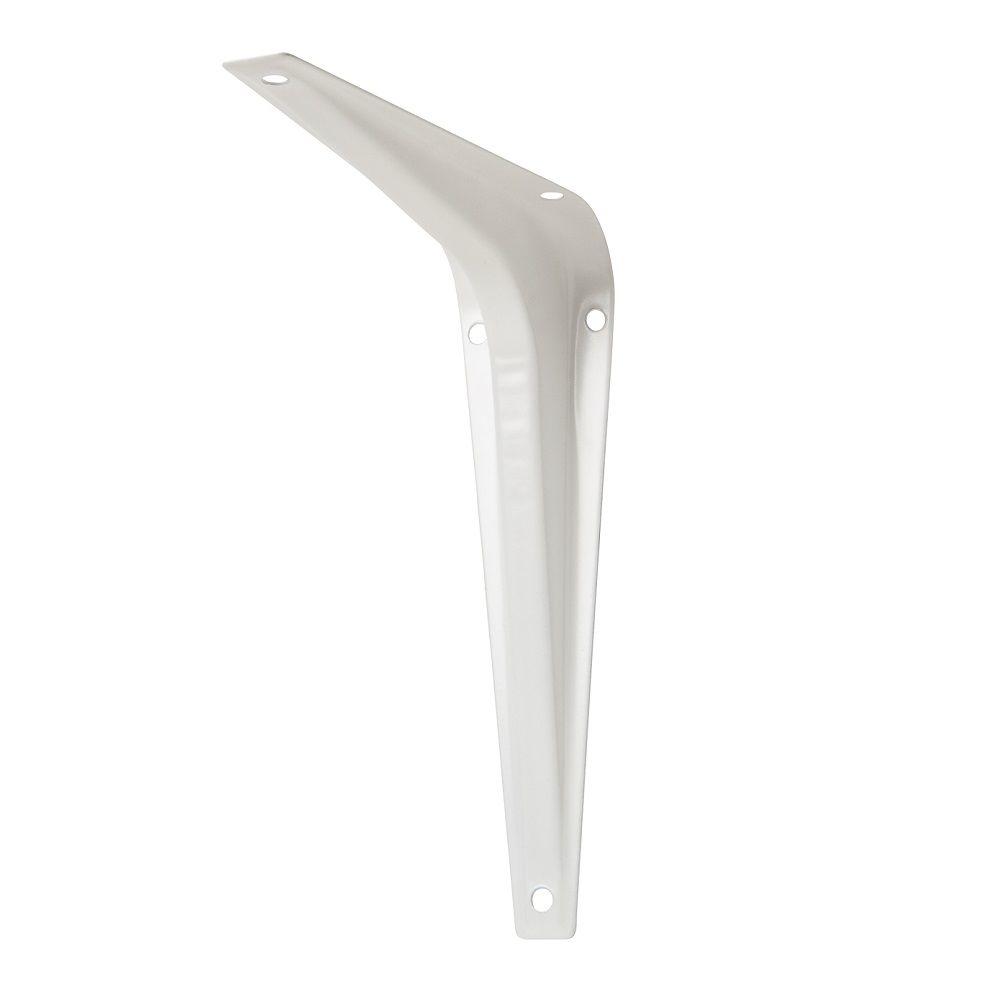 Everbilt 5 in. x 6 in. White Shelf Bracket-15415 - The Home Depot