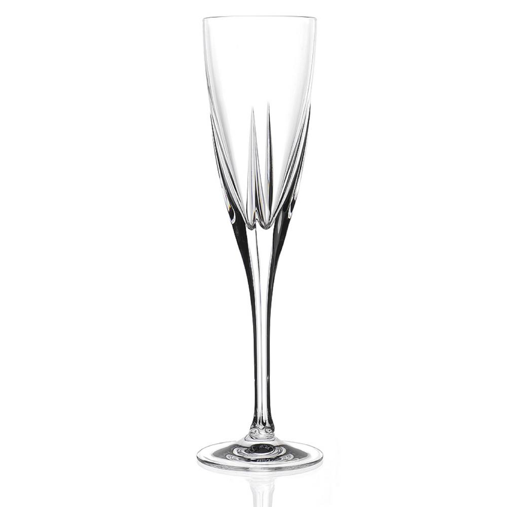 champagne crystal glasses set