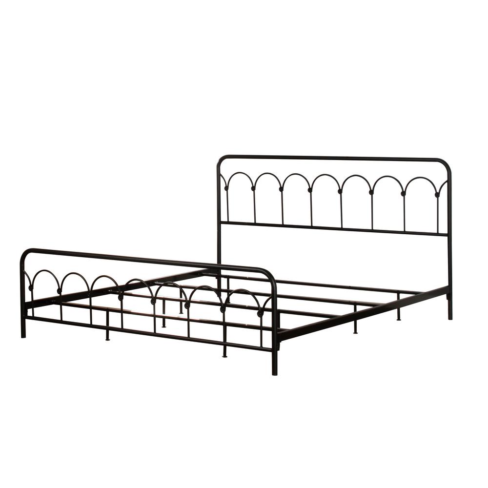 Hilale Furniture Jolene Textured Black King Bed 2274 660