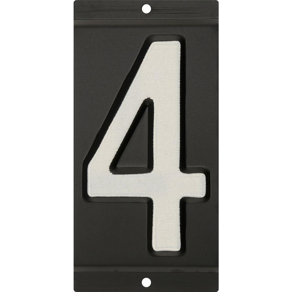 Hillman 3 in. Aluminum Number 4841662 The Home Depot