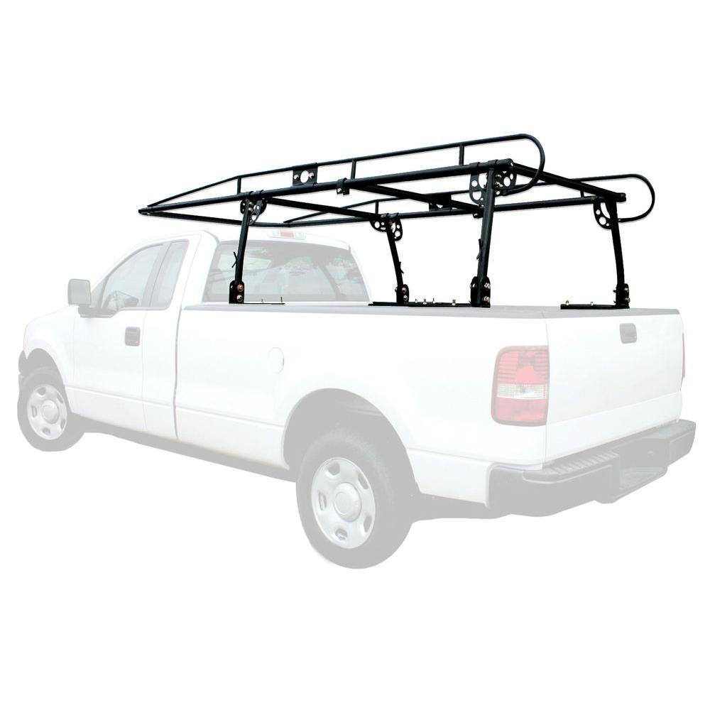 Racking Truck Bed Accessories Cargo Management The Home Depot Capacity Heavy Duty Full Size Truck Rack With Adjule