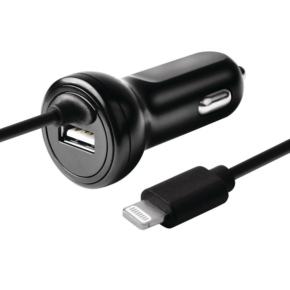 Car Charger, Black-PM1024FC8 