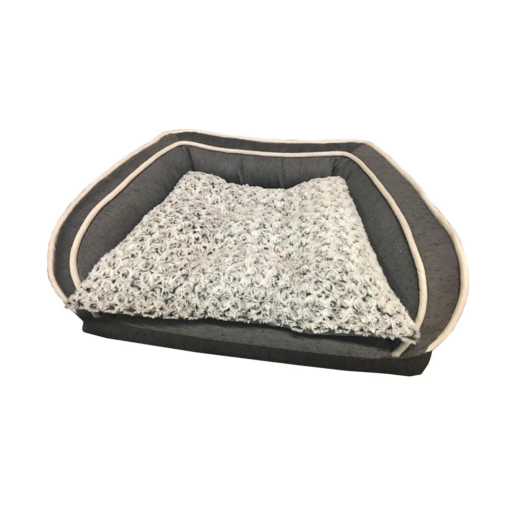 Happy Tails Dog Sofa Bed With Cushion In Gray 21000 The Home Depot Happy Tails Dog Sofa Bed With Cushion In Gray